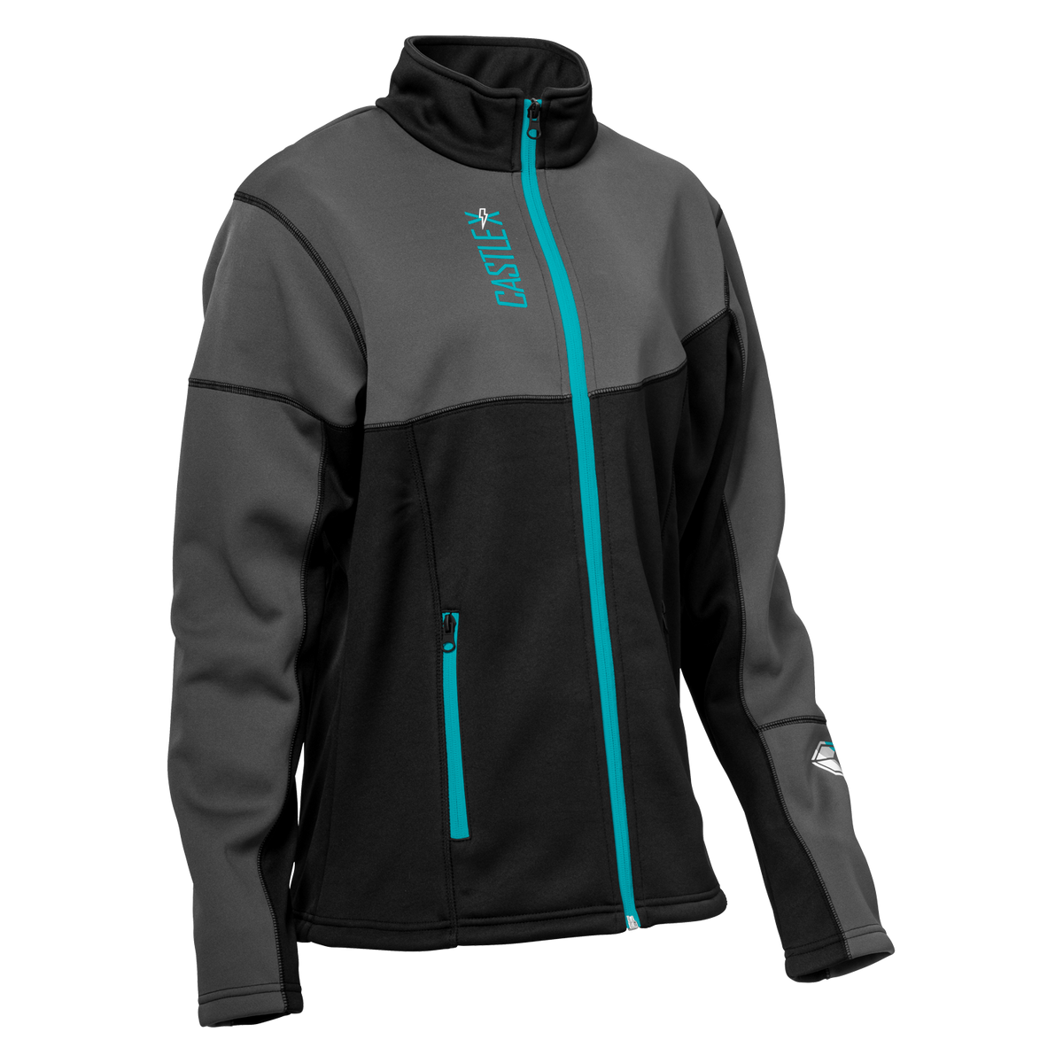 Castle X Women's Fusion G5 Mid-Layer Jacket - Turquoise/Black/Charcoal