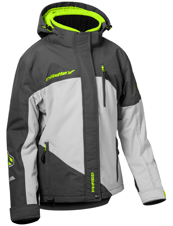 Castle X Women's Phase G4 Jacket - Charcoal/Silver/Hi-Vis