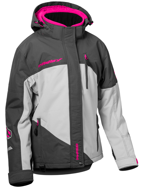 Castle X Women's Phase G4 Jacket - Charcoal/Silver/Pink Glo