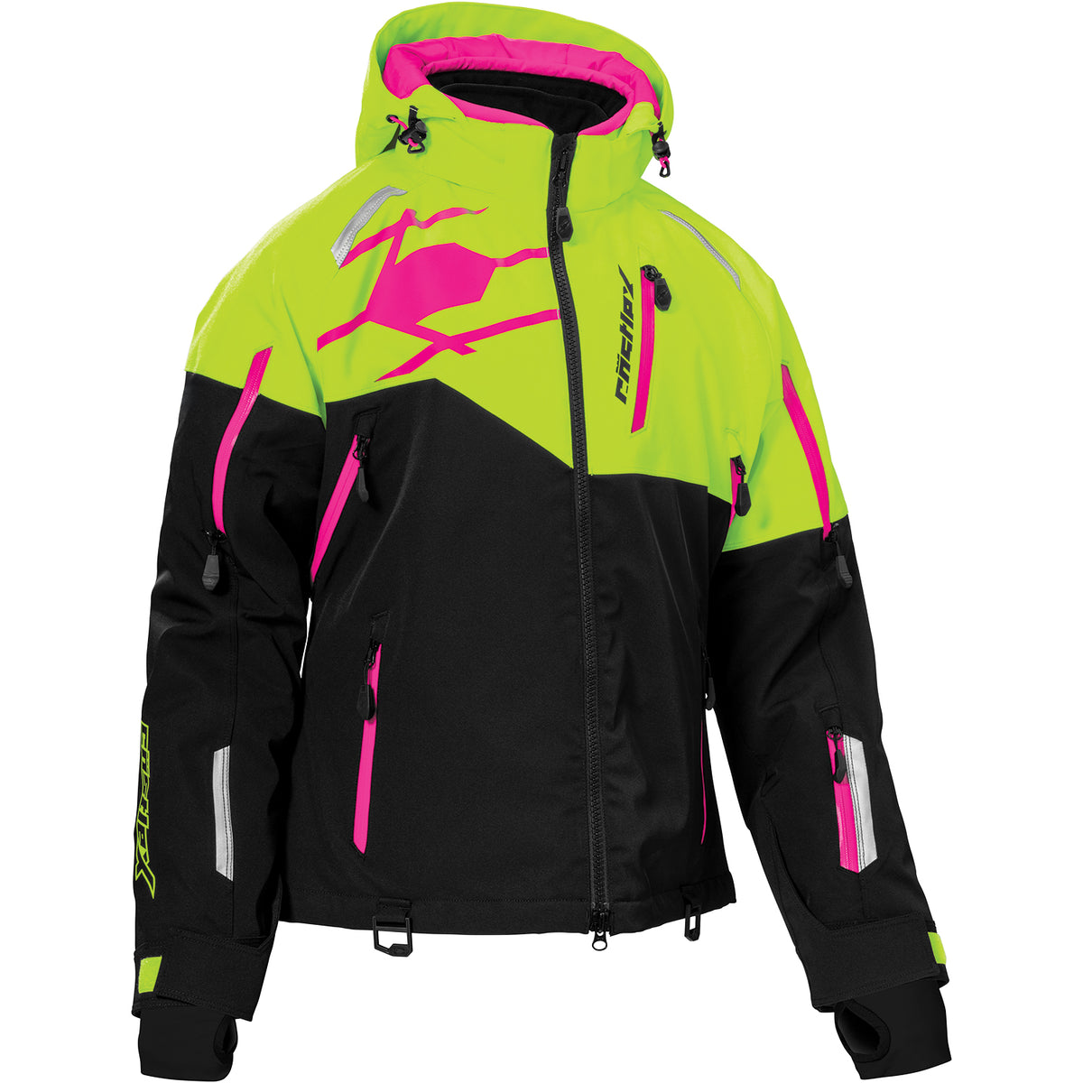 Castle X Women's Pivot G1 Jacket - Hi-Vis/Black/Pink Glo