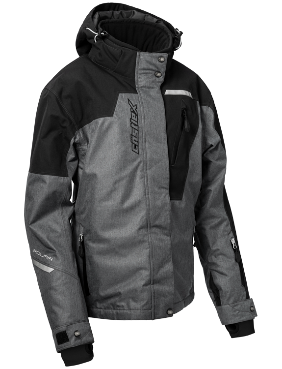 Castle X Women's Polar G2 Jacket - Heather Gray/Black