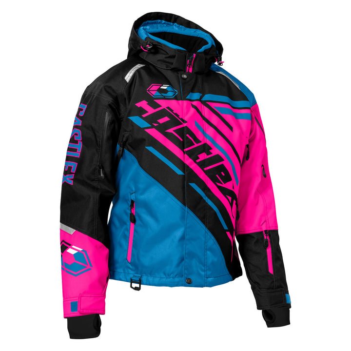 Castle X Women's React G1 Jacket - Process Blue/Pink Glo/Black