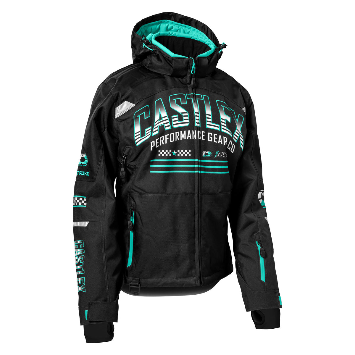 Castle X Women's Strike G7 Jacket - Black/Mint