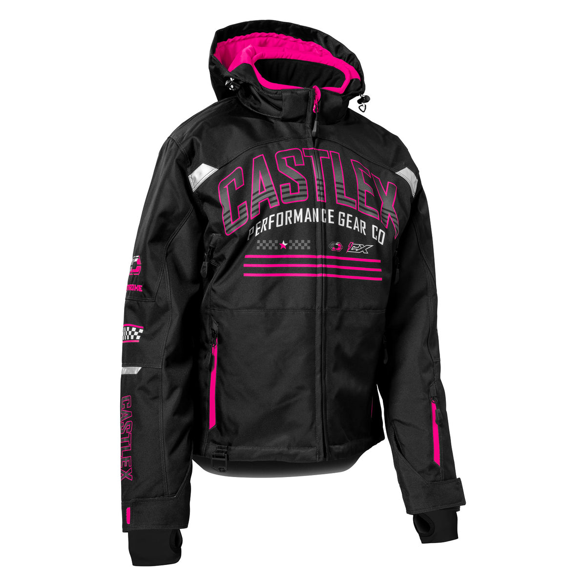 Castle X Women's Strike G7 Jacket - Black/Pink Glo