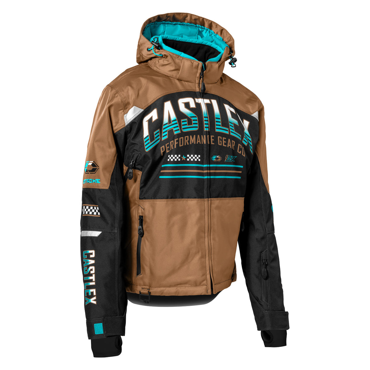 Castle X Women's Strike G7 Jacket - Wood/Turquoise/Black