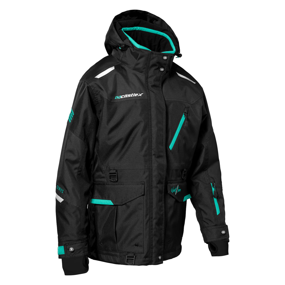 Castle X Women's West Shore Jacket - Black/Mint
