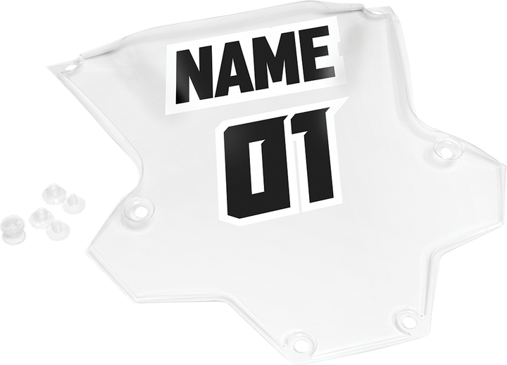 Thor Sentinel XP Roost Deflector Clear Number Plate